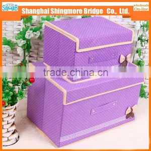 2017 China Supplier Hot Sales Good Quality Non-woven Fabric Storage Container Box thumbnail-2
