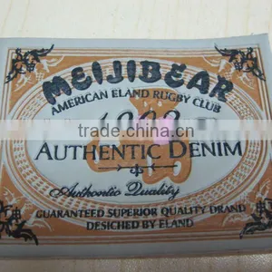 Clothing Label PU Patcher Jeans Label Fashion Leather Patch thumbnail-1