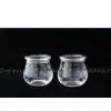 Custom Printing Frosted Transparent Glass Beverage Bottles 110ML With PP Cap thumbnail-1