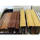 U-aluminum Profile Screen Ceiling , Linear Aluminium Metal Drop Ceiling Tiles Metallic 0.8mm thumbnail-1