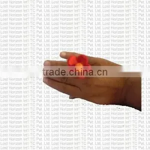 Pure Sheep Wool Soft Wool Felted Flowery Design Finger Ring/ 100% Hand Made Felt Finger Ring thumbnail-1