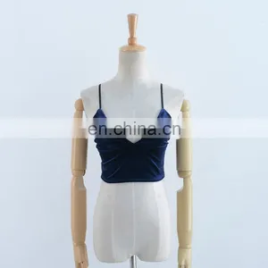 Velvet Bralette Soft Women Bralette Top Ladies Lingerie thumbnail-4