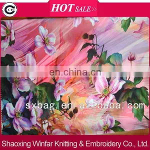 Shaoxing Winfar Made in China DTY Scuba Digital Printed Knitting Fabric for Garment thumbnail-1