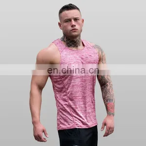 Mens Exercise Anti Shrink Maroon Marl Free Sample Vest thumbnail-1