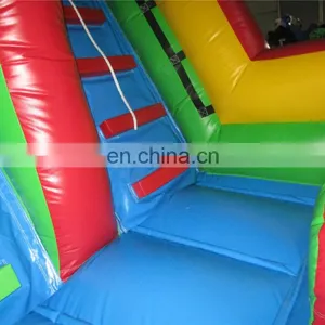Hot Sale Factory Price Baby Toys Blue and Red Inflatable Slide / Amusement Park Water Slide for Sale thumbnail-4