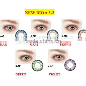 New Bio Disposable Soft Color Contact Lenses/ Wholesale Colored Contacts Good Quality Made in Korea thumbnail-1