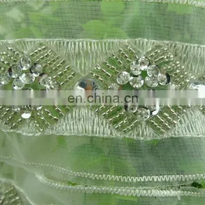 2015 Fashion Crystal Applique Rhinestone Appliques Trimming for Wedding Dress thumbnail-5