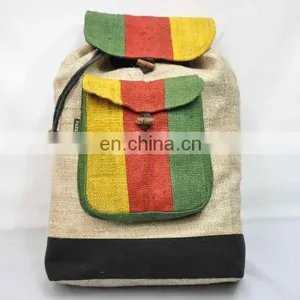 Rasta Hemp Backpack thumbnail-2