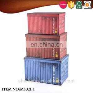 Container Shape Hard Cardboard Storage Box thumbnail-1