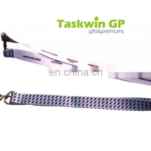Full Color Printing Polyester Lanyard Cheap Custom Whistle Lanyard With Cell Phone Hoop thumbnail-3