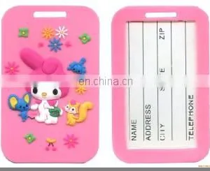 ID Clear Durable Pvc/plastic Travel Luggage Tags thumbnail-6
