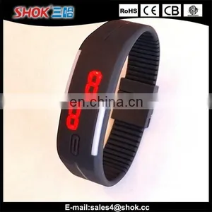 2015 Waterproof Bracelet Wristwatch Fashion LED Digital Watches thumbnail-2