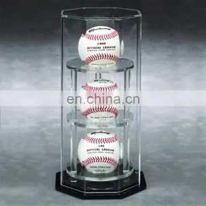 Round Clear Plexiglass Pmma Acrylic Golf Ball Case thumbnail-1