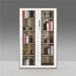 Sliding Glass Door Filing Cabinet Printed Cardboard Filing Cabinet thumbnail-2