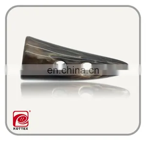 Natural Cow Horns Dark Brown Horn Toggle Button Made of Resin/polyester Material thumbnail-3