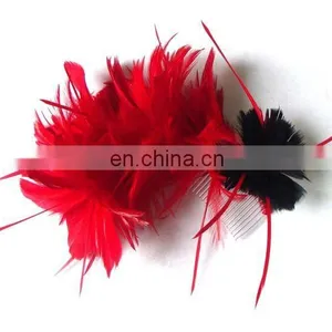 2013 Newest Fashion Mesh Feather Hair Comb thumbnail-1