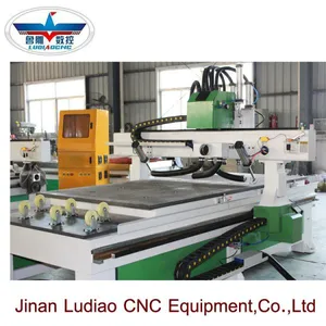 PVC Wood Door Production Line CNC Wood Router Machine 1325 With Three Spindles ATC CNC Router Price for Sale thumbnail-5