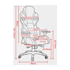 ZX-5856Z Modern Cheapest Oem Style PC Gaming Computer Chair Racing Office Chair thumbnail-3