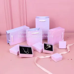 Good Sale Large Pink Jewellery Paperboard Gift Box thumbnail-1
