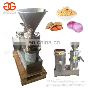 High Definition Red Bean Olive Pistachio Hazelnut Paste Peanut Butter Jam Making Equipment Hummus Grinding Machine Price thumbnail-1