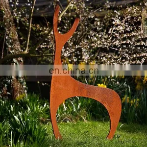 Professional Garden Corten Steel Sculpture thumbnail-4