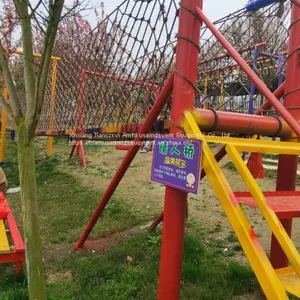 Outdoor Adventure Playground Net Bridge for Children Game thumbnail-2