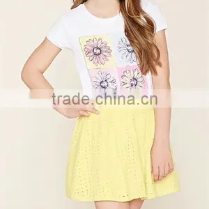 Wholsale Girls Wearing Short Skirts 2016 Cotton Fabric Mini Skirt Supplier's Choice thumbnail-1