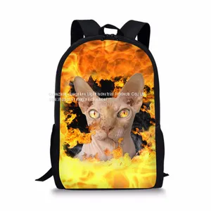 Fashionable Personalized Animal Design Custom Printing Logo School Students Create Backpack thumbnail-4