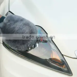 Genuine Sheepskin Wash Mitt,car Wash Glovers Made in China thumbnail-1