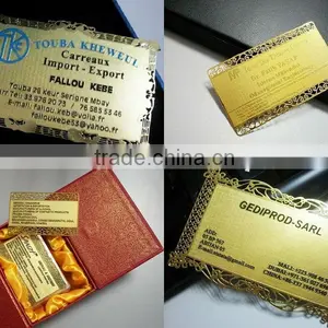 Luxury Designed Golded Metal Card thumbnail-1