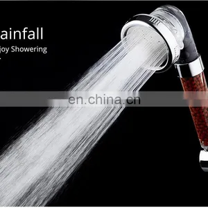 Plastic High Pressure 3 Function Negative Ion Shower Head thumbnail-3