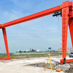 MH 4t Electric Gantry Crane，Outdoor Stockyard, Gantry Crane, Electric Hoist thumbnail-4