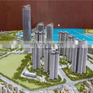 High Quality 3d Miniature City Plan Building Model for Development thumbnail-2