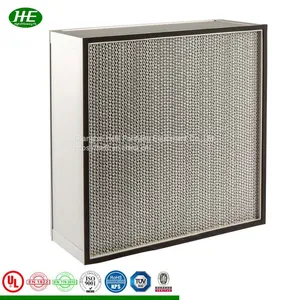 Metal Frame Deep Pleated Hepa Air Filter for Clean Room thumbnail-1