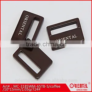 Square Sky-blue Metal Flat Logo Badge thumbnail-2