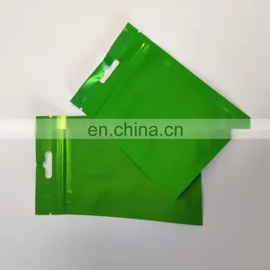 Customized Logo Resealable Aluminum Foil Three Side Seal Small Packaging Bags on Sale thumbnail-2