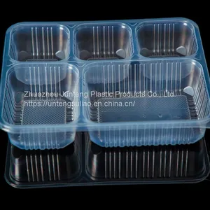 3/4/5 Compartment Disposable Plastic Food Container Food Grade PP Meal Pre Lunch Box With Lid thumbnail-3
