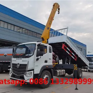 Good Price Customized FOTON 8T Telescopic Crane Boom Mounted on Cargo Truck for Sale, thumbnail-3