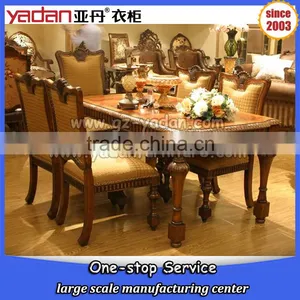 Luxury Hand Carved Dining Table and Chair Made in China thumbnail-3