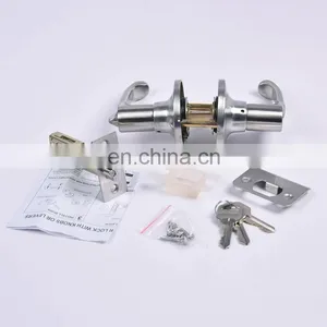Best Selling Superior Quality Latest Design Modern Style Stainless Steel Silver Color Interior Door Handle LOCK thumbnail-3
