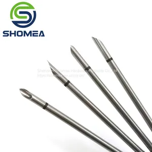 Shomea Customized Laser Marking 304/316 Stainless Steel Trocar Needle With Sharp Tip thumbnail-1