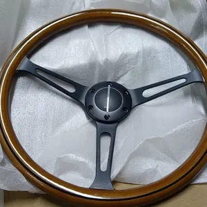 Wooden Material Steering Wheel 15'' ø380mm With Good Quality thumbnail-1