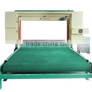 Automatic Horizontal Low Density Polyurethane Mattress Foam Block Sheet Cutting Machine thumbnail-1