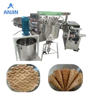 Automatic Electric Sugar Cone Production Line Waffle Cone Making Machine thumbnail-2