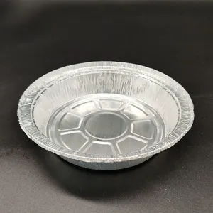 600ml Round Tin Foil Pie Dish Disposable Pizza Platter thumbnail-3
