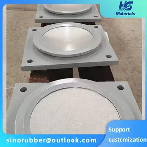 HG004 Bridge Circular PTFE Plate Rubber Bearing, Rectangular National Standard Grid Bearing, Shock-absorbing Pad thumbnail-1