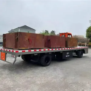 30-ton Electric Truck - 30-ton Load Capacity Electric Flatbed Truck for Factory Areas thumbnail-5