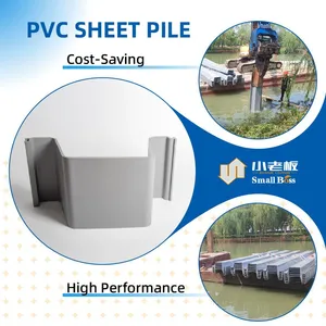 Big Factory Plastic Sheet Pile Vinyl for River Pond Sea Ditch Canal Water Erosion Control thumbnail-6