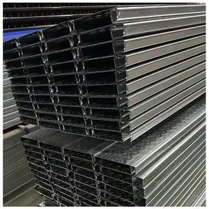 1.8mm-3.0mm Non-Pouring Floor Decking Sheet Galvanized Metal Steel Deck Faster to Install thumbnail-2