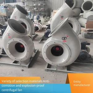 Left-handed Centrifugal Fan, Frp Fan, Casing Accessories f4 - 72, Round-mouth Anti-corrosion Centrifugal Induced Draft Fan thumbnail-3